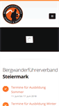 Mobile Screenshot of bergwanderfuehrerverband-steiermark.at