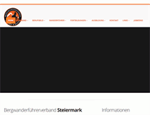 Tablet Screenshot of bergwanderfuehrerverband-steiermark.at